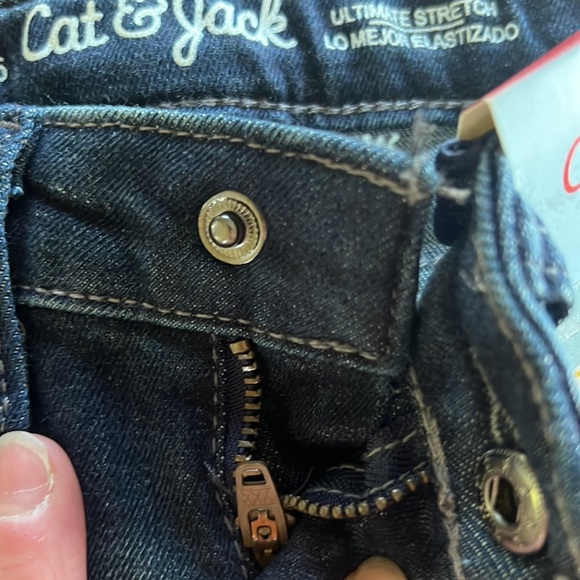 New! Girls 2pc Set Skinny Jeans - Picture 6 of 8